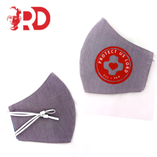 Masker Dehonian-Protect Us Lord (dilengkapi STOPER Tali)