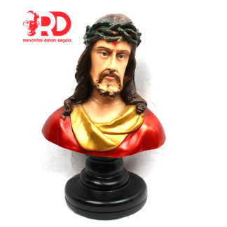 PATUNG KEPALA YESUS (ECCE HOMO MERAH)